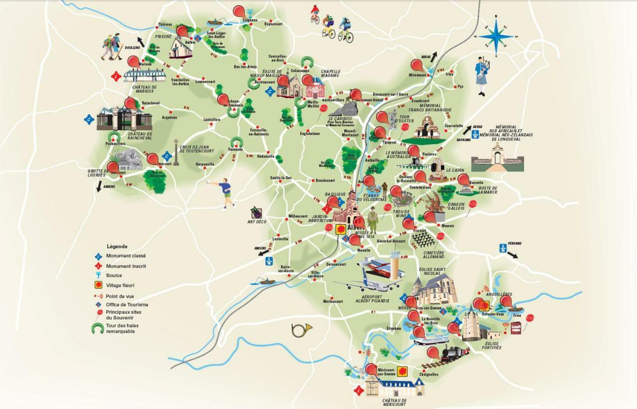 Maison 2ch - 4 Pers En Picardie Parking Gratuit - By La Source D'orfee * Courcelette